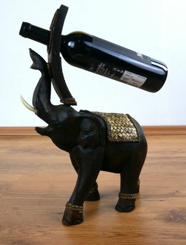 Weinflaschenhalter elefant - weinflaschenhalter, *elefant*