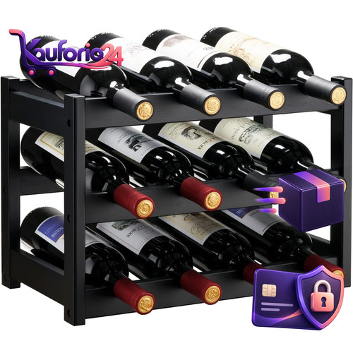 Weinregal bambus etagen für - bambus,