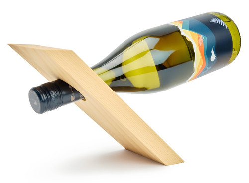 Weinflaschenhalter aus holz - weinflaschenhalter,