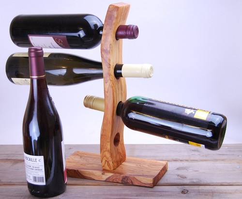 Flaschenhalter holzständer - flaschenhalter,