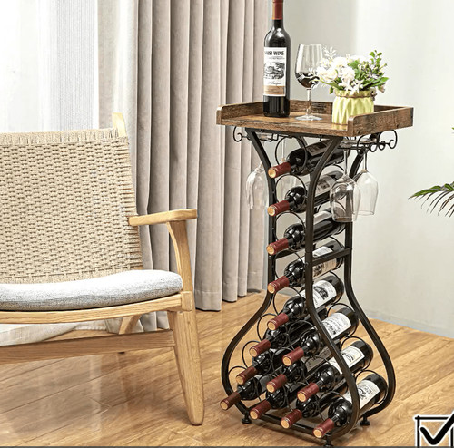 Weinregal freistehend für - weinregal, 14