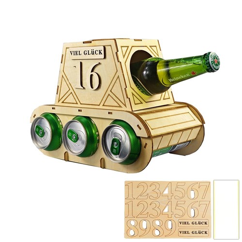 Lustiger bierträger holz - bierträger, –